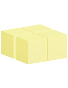 Cf. 18+6pz blocco 100fg.Post-it® Notes 76x76mm 654-CY-VP24 giallo Canary 7100319213 2