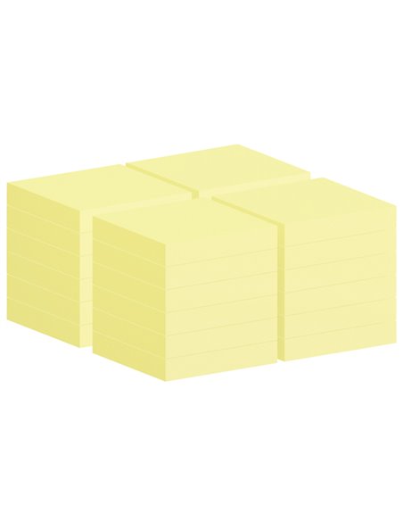 Cf. 18+6pz blocco 100fg.Post-it® Notes 76x76mm 654-CY-VP24 giallo Canary 7100319213