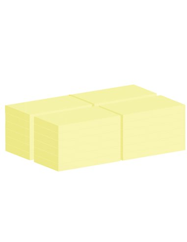 Cf. 18+6pz blocco 100fg.Post-it® Notes 76x127mm 655-CY-VP24 giallo Canary 7100317836