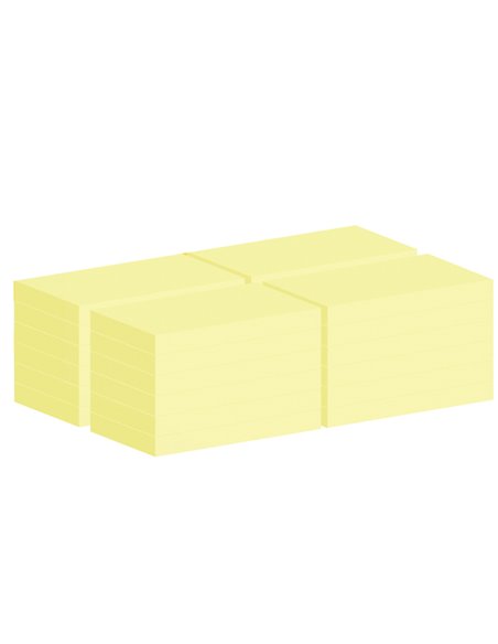 Cf. 18+6pz blocco 100fg.Post-it® Notes 76x127mm 655-CY-VP24 giallo Canary 7100317836