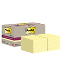 Cf. 12pz blocco 70fg Post-it®SuperSticky Green 47,6x47x6mm 622R-SSCY giallo 7100284576
