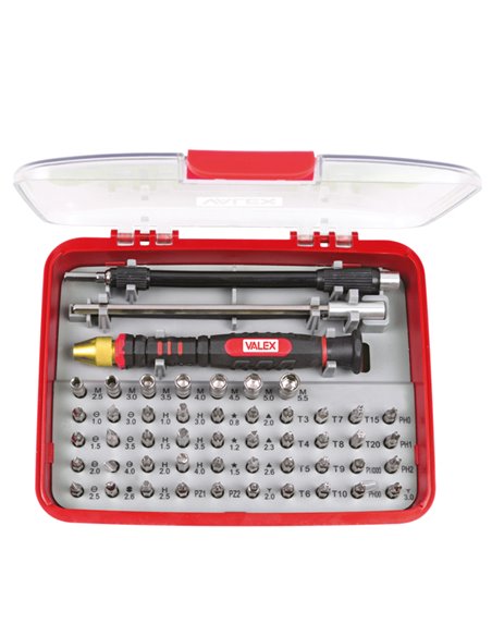 Portainserti di precisione con 51 inserti Valex 1453496 Valex PORTAUTENSILI