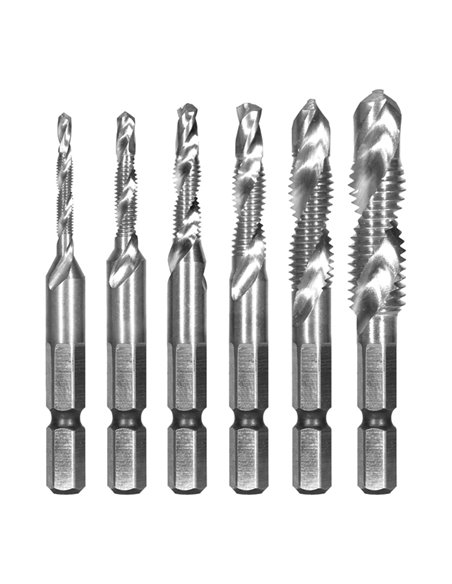 6 Punte per metallo autofilettanti HSS Valex 1461300