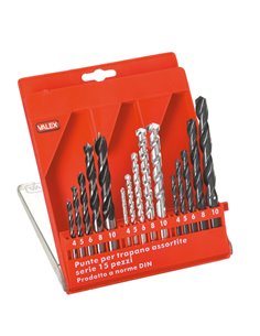 15 Punte assortite Valex 1461176 Valex PORTAUTENSILI