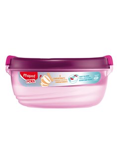 Lunch Bowl Origins a 3 scompartimenti 1,4 lt rosa Maped 872601 Maped Picnik BORRACCE E LUNCH BOX 2