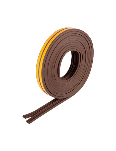 Guarnizione in gomma per isolamento STRIP 6mt tipo E marrone Geko 1000/3 Geko PARAFREDDO