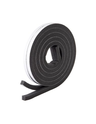Guarnizione adesiva in resina per isolamento Garage 17mmx6,5mt antracite Geko 1100/51