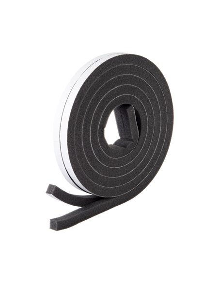 Guarnizione adesiva in resina per isolamento Garage 17mmx6,5mt antracite Geko 1100/51