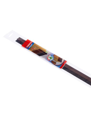 Paraspifferi per porte in pvc rigido marrone 100cm STAFF Geko 1400/2 Geko PARAFREDDO