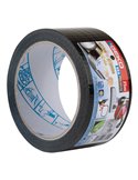 Nastro telato americano USA PREMIUM 50mmx25mt nero Geko 19100/2