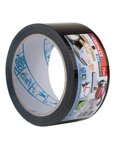 Nastro telato americano USA PREMIUM 50mmx25mt nero Geko 19100/2 Geko SEGNALETICA