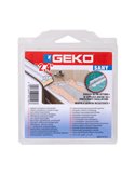 Sigillante adesivo per doccia e lavabi SANY 22mm x 2,4mt bianco Geko 450/1