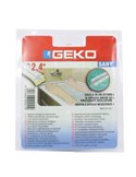 Sigillante adesivo per doccia e lavabi SANY 40mm x 2,4mt bianco Geko 450/40