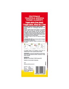 Blister con 2 trappole adesive per tarme in alimenti Protemax PROTE348 Protemax INSETTICIDI 2