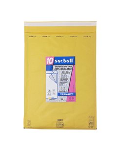10 Buste imbottite Sacboll in carta avana K 37X55cm BLASETTI 0718 BLASETTI BUSTE IMBOTTITE