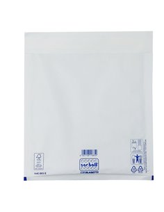 10 Buste imbottite Sacboll in carta bianca E 24X32cm BLASETTI 0885