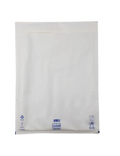 10 Buste imbottite Sacboll in carta bianca K 37X55cm BLASETTI 0889