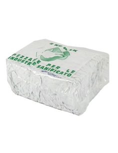 Pezzame stracci per pulizia bianchi sanificati 2kg 1719 No Brand BOLLE E RIEMPITIVI