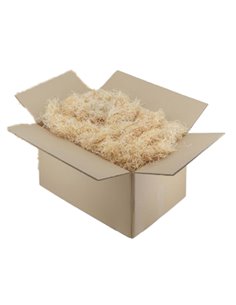 Scatola trucciolo da imballaggio in legno color paglia 1kg 1809 No Brand BOLLE E RIEMPITIVI