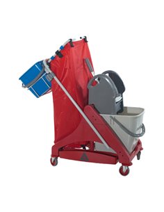 Carrello salvaspazio QO-Kart Multi Due 25L Taxon 43032.RO TAXON ACCESSORI PER PULIZIA AMBIENTI