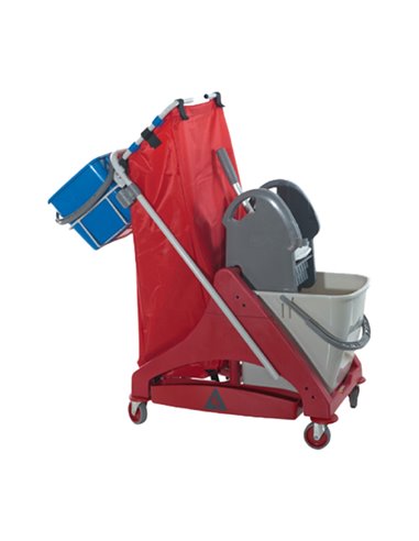 Carrello salvaspazio QO-Kart Multi Due 25L Taxon 43032.RO TAXON ACCESSORI PER PULIZIA AMBIENTI