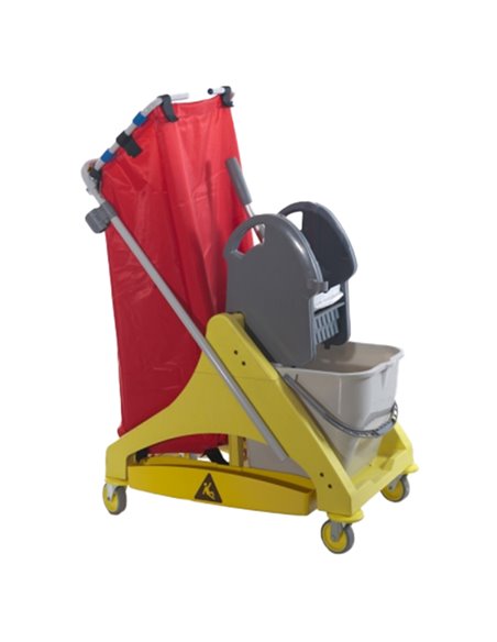 Carrello salvaspazio QO-Kart Multi 30L Taxon 43030.30RO TAXON ACCESSORI PER PULIZIA AMBIENTI