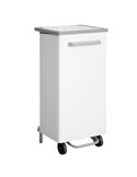 Pattumiera a pedale Gastro 110L bianco Stilcasa 748B/110M