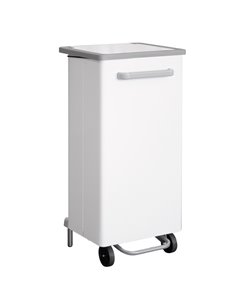 Pattumiera a pedale Gastro 110L bianco Stilcasa 748B/110M STILCASA PATTUMIERE E BIDONI