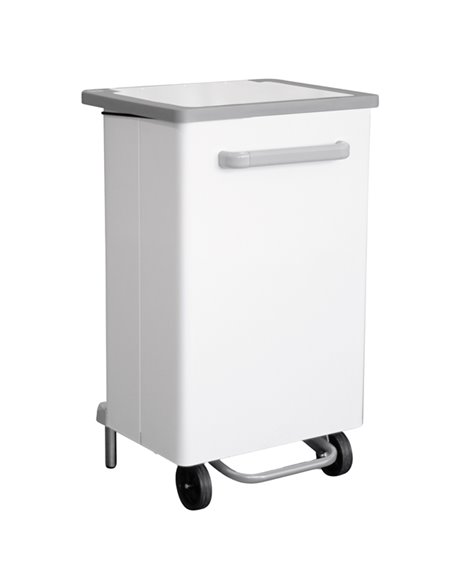 Pattumiera a pedale Gastro 90L bianco Stilcasa 749B/90M