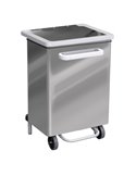 Pattumiera a pedale Gastro 70L acciaio lucido Stilcasa 750A/70M