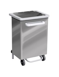 Pattumiera a pedale Gastro 70L acciaio lucido Stilcasa 750A/70M STILCASA PATTUMIERE E BIDONI