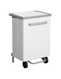 Pattumiera a pedale Gastro 70L bianco Stilcasa 750B/70M