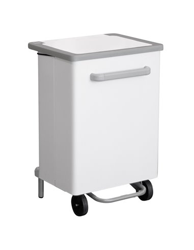 Pattumiera a pedale Gastro 70L bianco Stilcasa 750B/70M