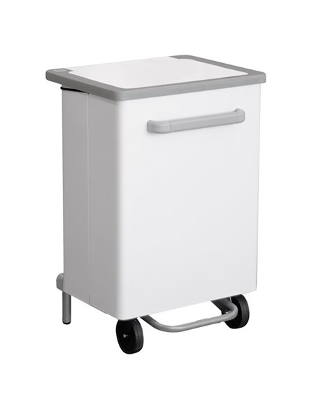 Pattumiera a pedale Gastro 70L bianco Stilcasa 750B/70M