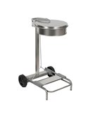 Carrello portasacco in acciaio inox satinato 110L Stilcasa 406/A