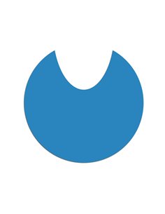 Adesivo raccolta differenziata blu per carrelli portasacco Stilcasa ADE406-BL