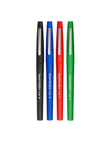 Astuccio 4 colori Classic pennarello Flair Nylon Papermate 2032365 PAPERMATE PUNTA FELTRO