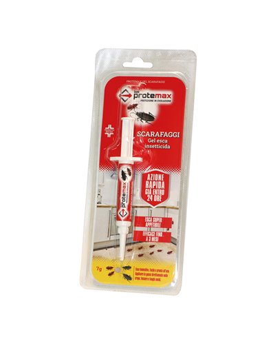 Blister 1 esca gel siringa 7gr per scarafaggi Protemax PROTE314