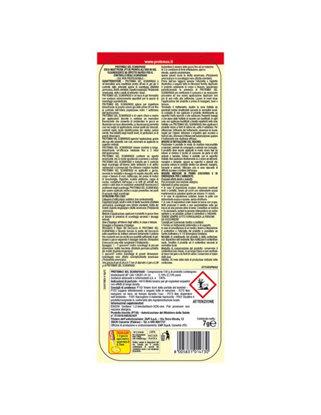 Blister 1 esca gel siringa 7gr per scarafaggi Protemax PROTE314