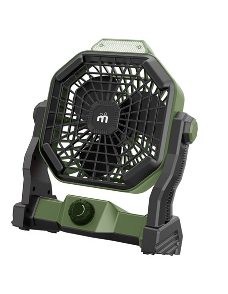 Ventilatore portatile con luce LED da campeggio Ø12 cm MF 0612VL 118620051