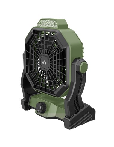 Ventilatore portatile con luce LED da campeggio Ø12 cm MF 0612VL 118620051