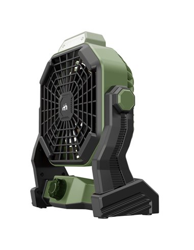 Ventilatore portatile con luce LED da campeggio Ø12 cm MF 0612VL 118620051