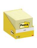 Cf. 10 blocchetti c/film 100fg Post-it® Notes 6820-CY-W10 76x76mm giallo canary 7100317841