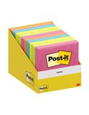 Cf.10 blocchetti c/film 100fg Post-it® Notes 6820-COL-W10 76x76mm colori ass. 7100317840