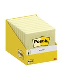Cf.10 blocchetti c/film 100fg Post-it®Z-Notes R330-CY-W10 76x76mm giallo canary 7100317838