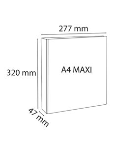 Raccoglitore pers. 4 anelli a D 25 mm in PP A4 bianco 51846E KREACOVER Exacompta 51846E EXACOMPTA RACCOGLITORI AD ANELLI 2