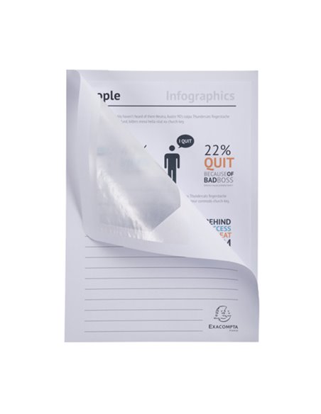 Conf.10 cartelle con finestra Forever 22X31cm Colori assortiti 50200E Exacompt 50200E EXACOMPTA CARTELLINE SEMPLICI