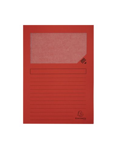 Conf.10 cartelle con finestra Forever 22X31cm Colori assortiti 50200E Exacompt 50200E EXACOMPTA CARTELLINE SEMPLICI