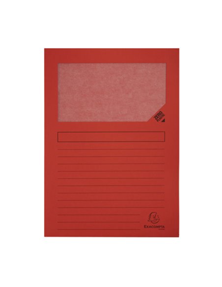 Conf.10 cartelle con finestra Forever 22X31cm Colori assortiti 50200E Exacompt 50200E EXACOMPTA CARTELLINE SEMPLICI