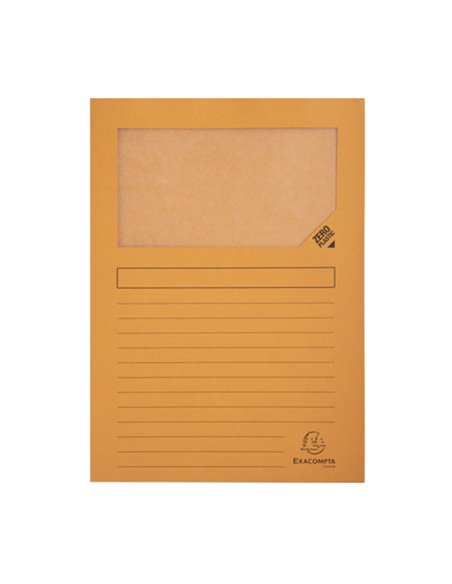 Conf.10 cartelle con finestra Forever 22X31cm Colori assortiti 50200E Exacompt 50200E EXACOMPTA CARTELLINE SEMPLICI